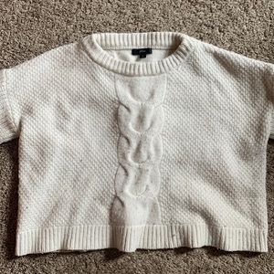 White j crew sweater!